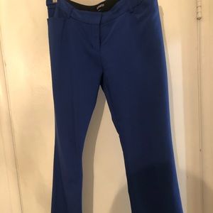 blue express pantsuit